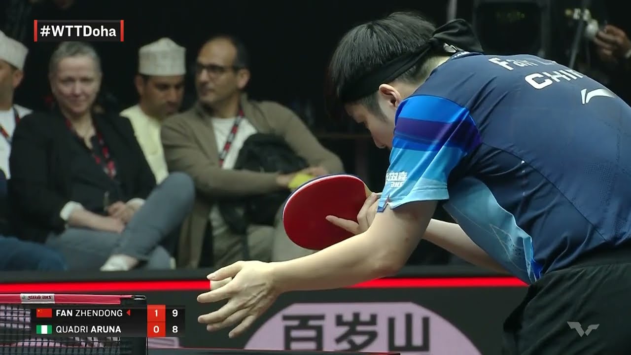 FULL MATCH | Quadri ARUNA vs FAN Zhendong | MS QF | #WTTDoha 2023