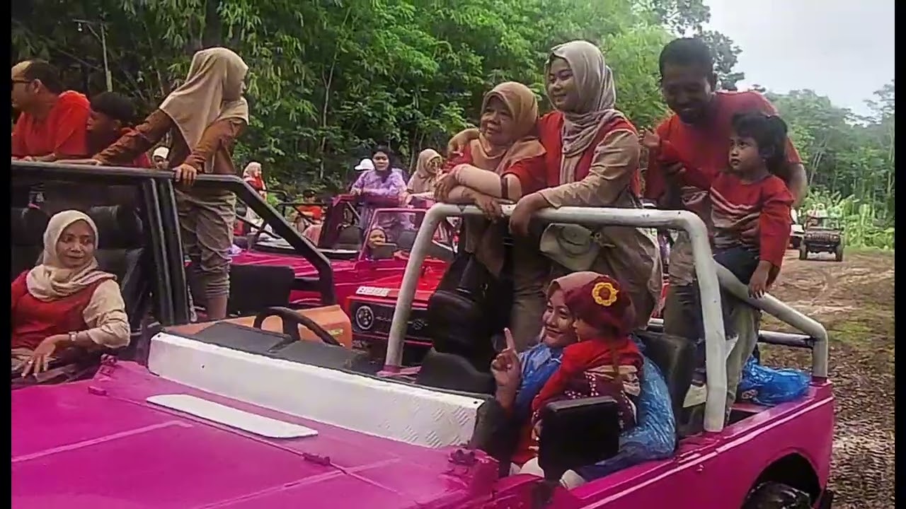 Wisata Jeep Puncak Becici Yogyakarta (Susur Sungai) // SMP N 1 Kradenan Grobogan. #familygathering 