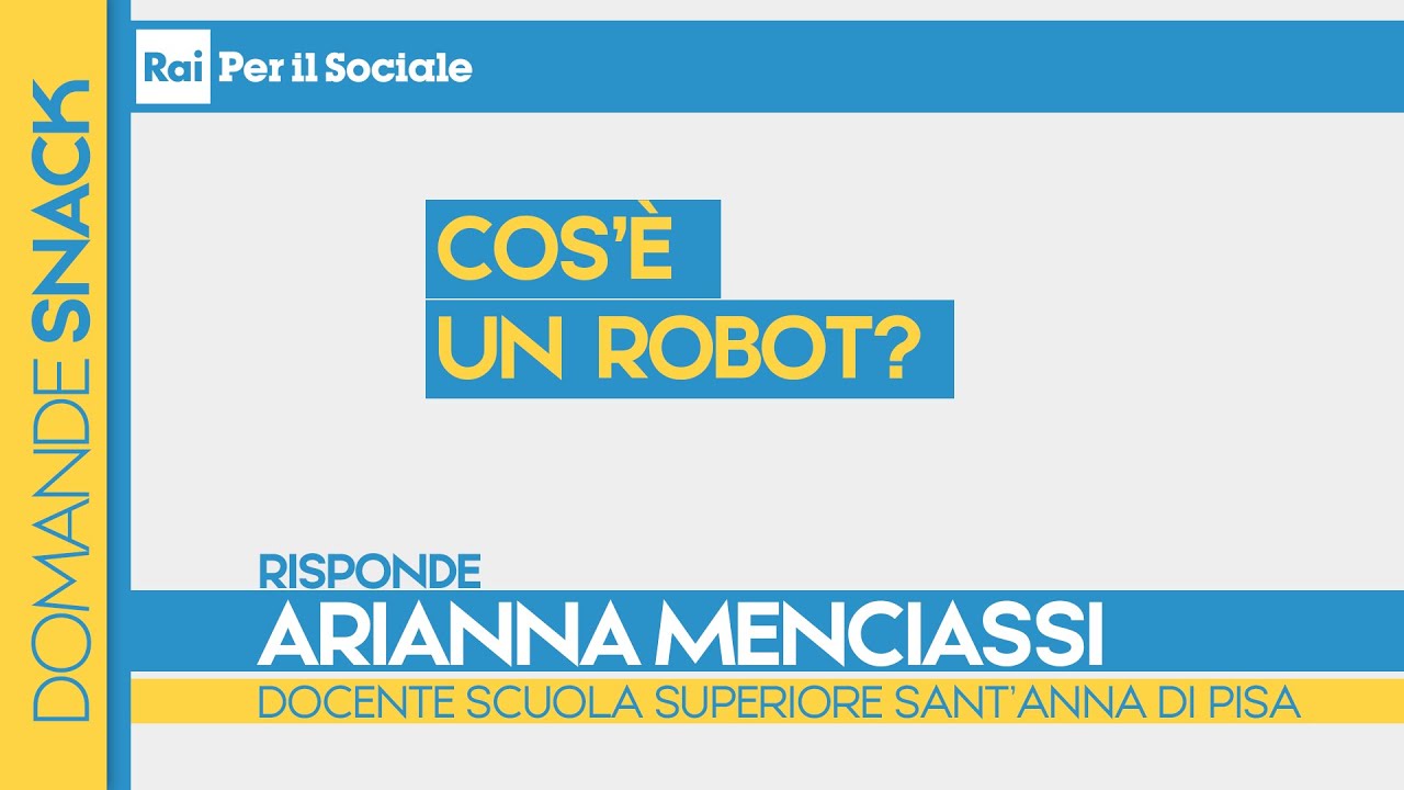 Cos’è un robot?
