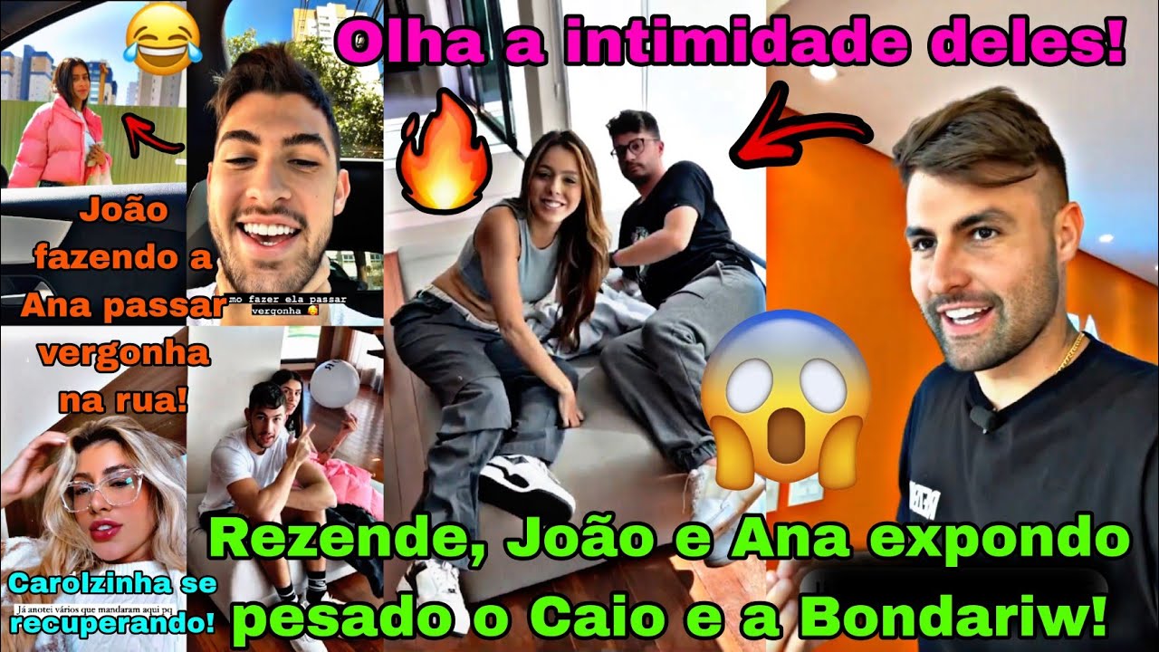 E AGORA? REZENDE, ANA MOSCONI E JO&Atilde;O EXPONDO TUDO DO CASAL CAIO GARCIA E CAROL BONDARIW NA TOCA!!!