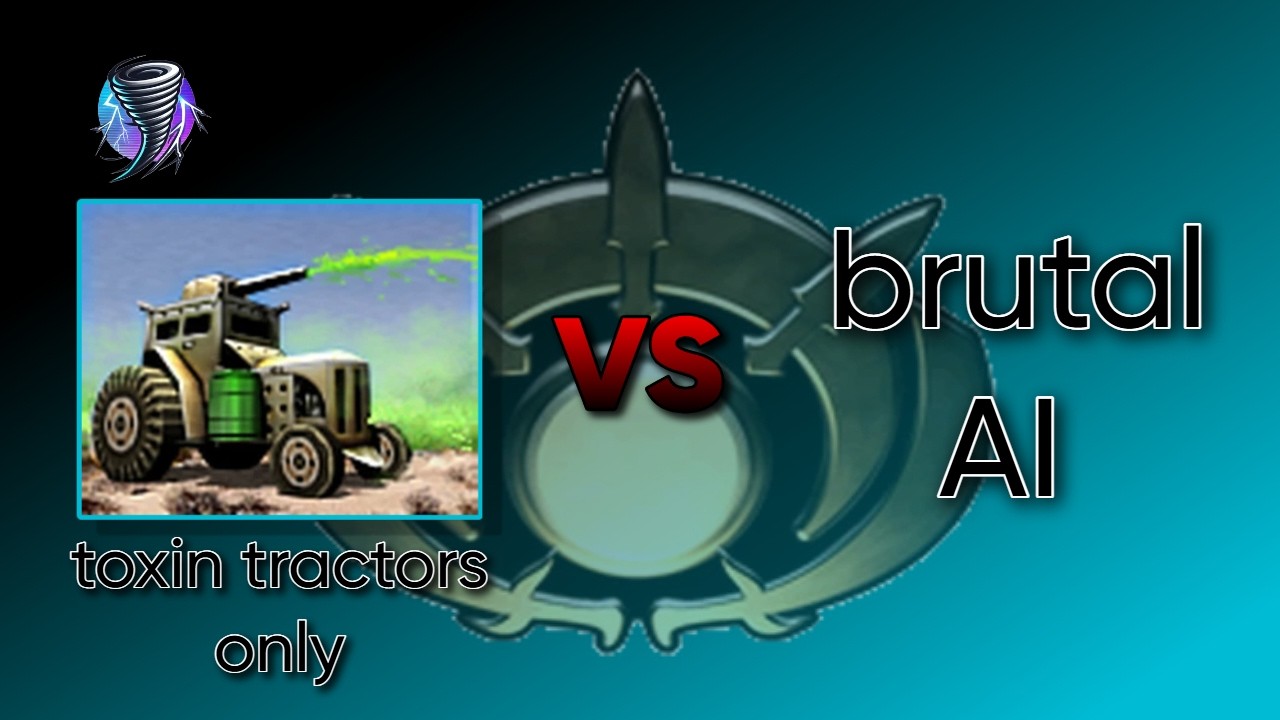 can toxin tractor alone beat brutal AI? C&C generals