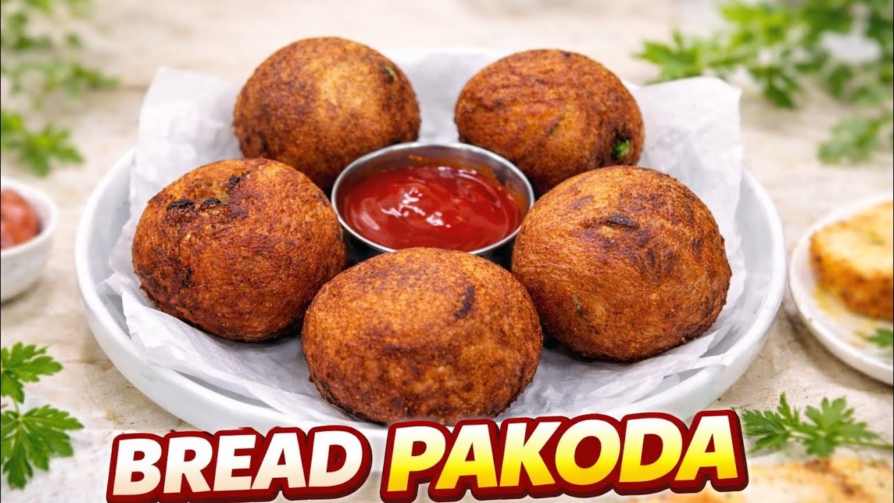 Bread Pakoda Recipe। बिना बेसन के बनाएं टेस्टी ब्रेड पकोड़ा वो भी 10 मिनट में।
