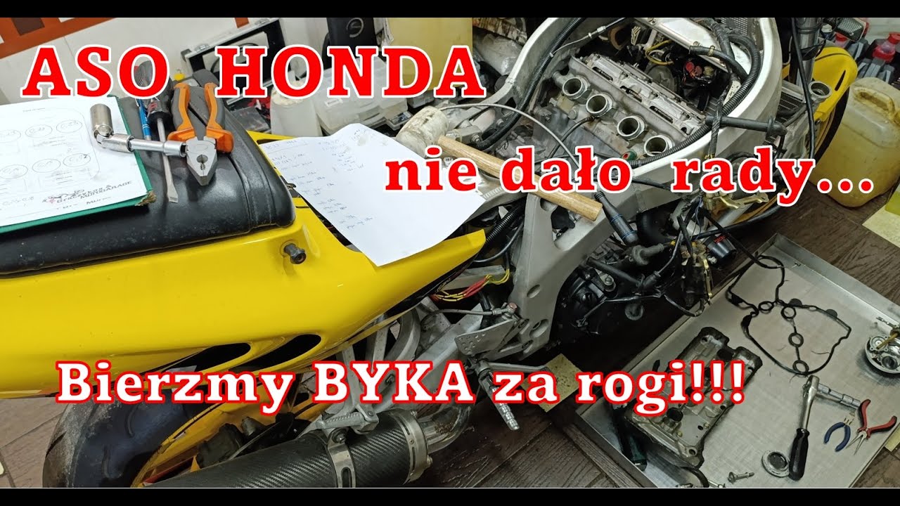 HONDA CBR900RR SC33 FIREBLADE w wersji StreetFighter - poprawiamy po ASO HONDA🧐 WTF🤔