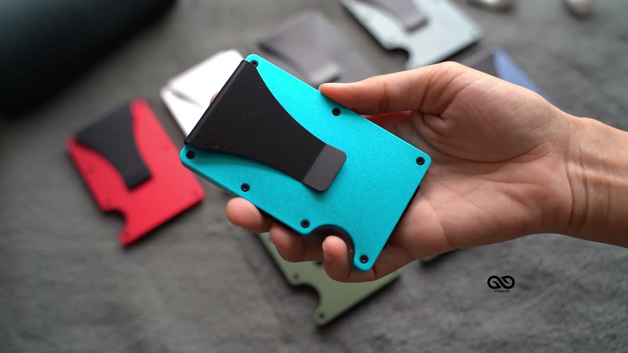 minimal card holder colors