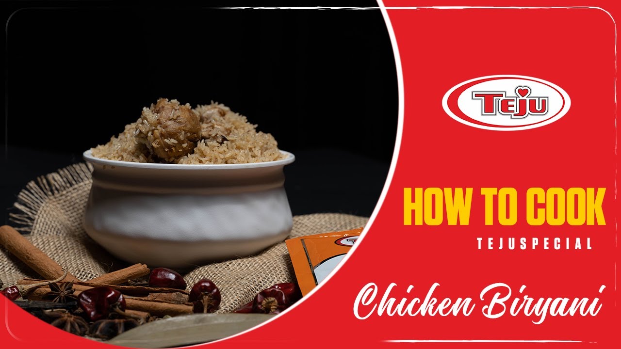How to Cook Chicken Biryani Teju Chicken Biryani Paste Powder | Teju Masala
