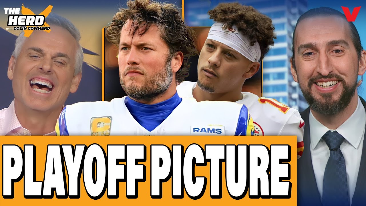 Colin Cowherd & Nick Wright DEBATE NFL playoff predictions, Shedeur Sanders, Bears | THE HERD