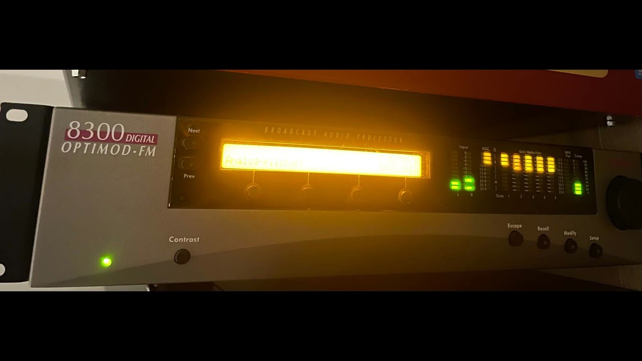 Orban optimod 8300 - Dance preset