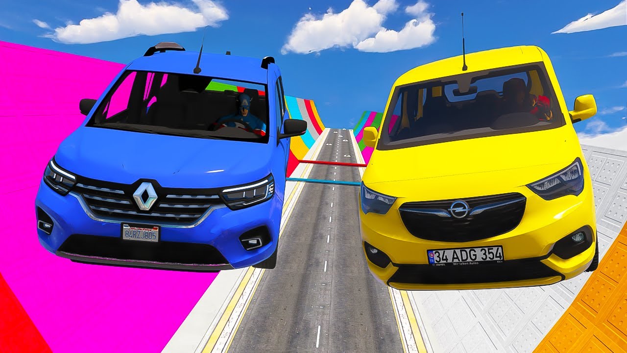 Hafif Ticari Arabalar Eğlenceli Sağlamlık Testinde 🚙 GTA 5