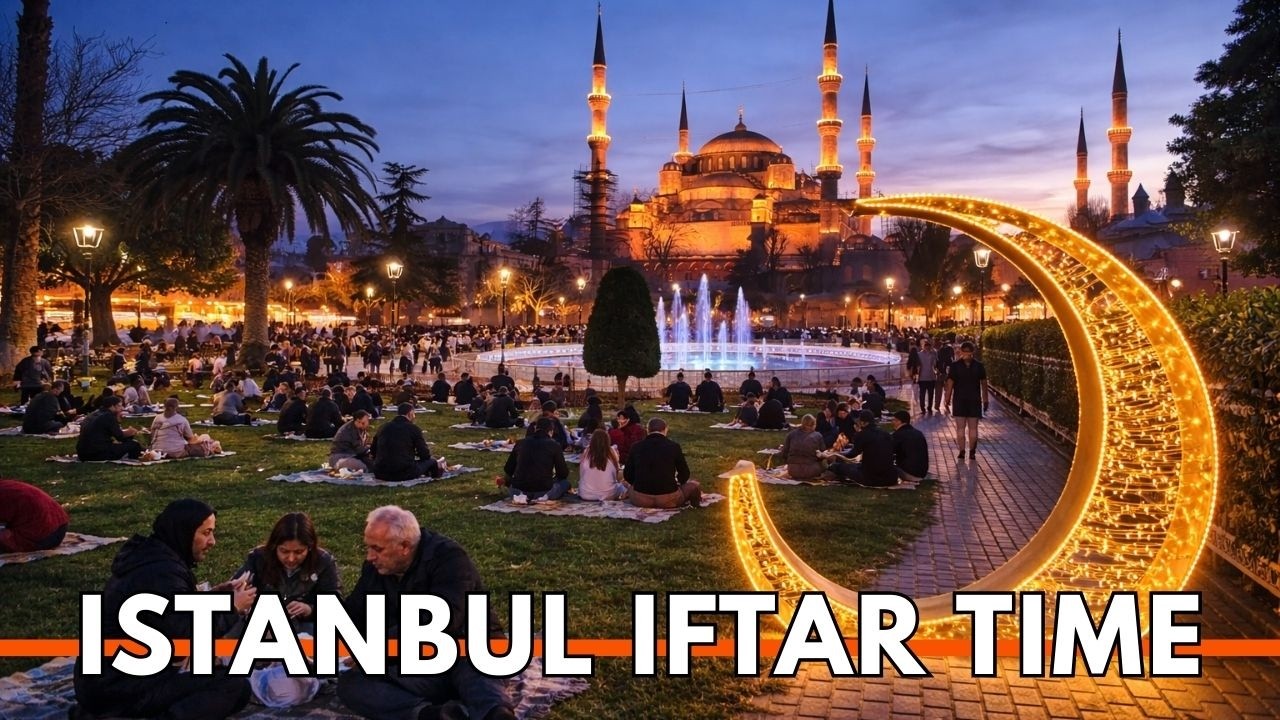ISTANBUL TURKEY 2026 4K WALKING TOUR | Sultanahmet Iftar Time (Ramadan Lights + Crowd Vibes)