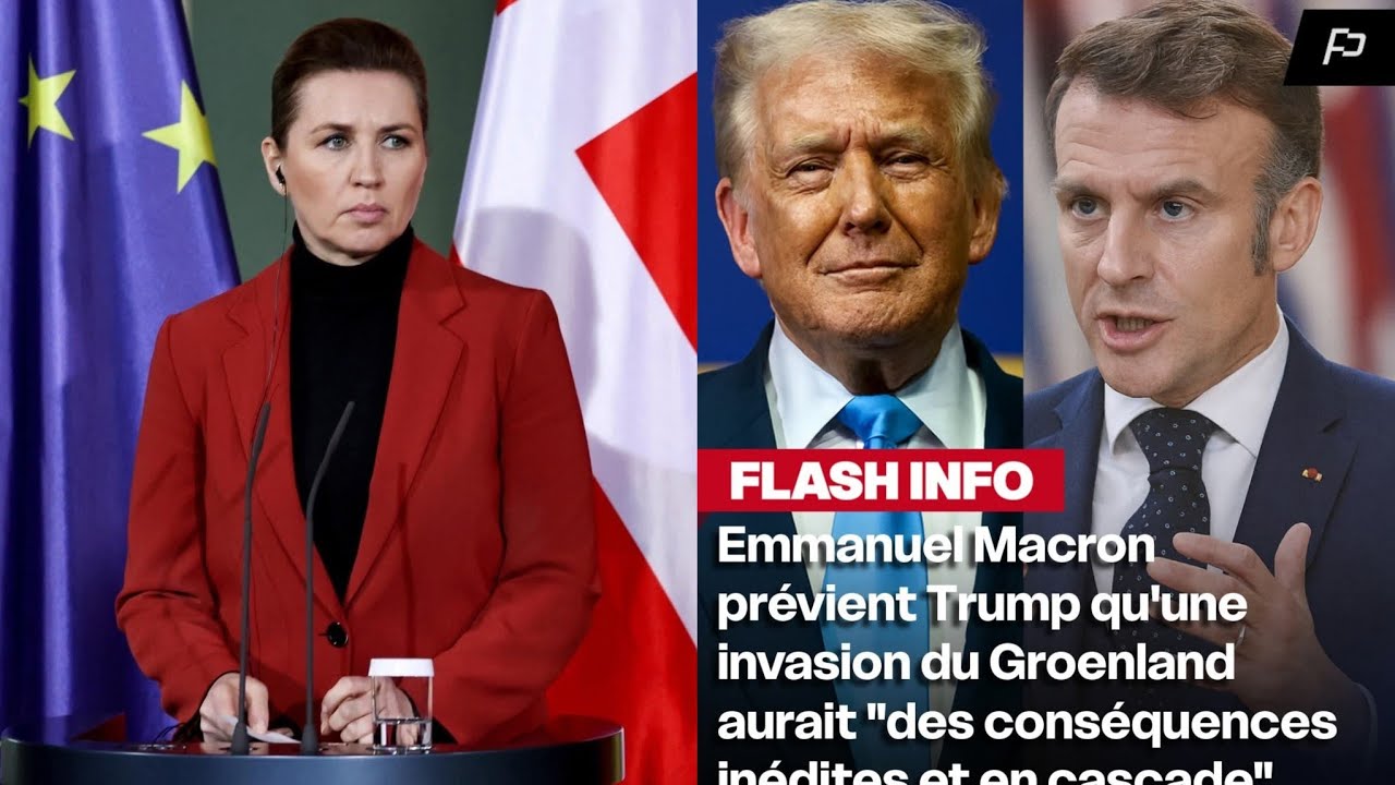 C'EST FORT : EMMANUEL MACRON MET EN GARDE DONALT TRUMP SI TU TOUCHE LE GROENLAND TU REGRETTERA 