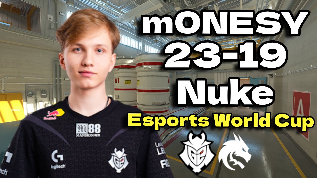 CS2 POV | G2 m0NESY (23/19) vs Spirit (Nuke) Esports World Cup 2024