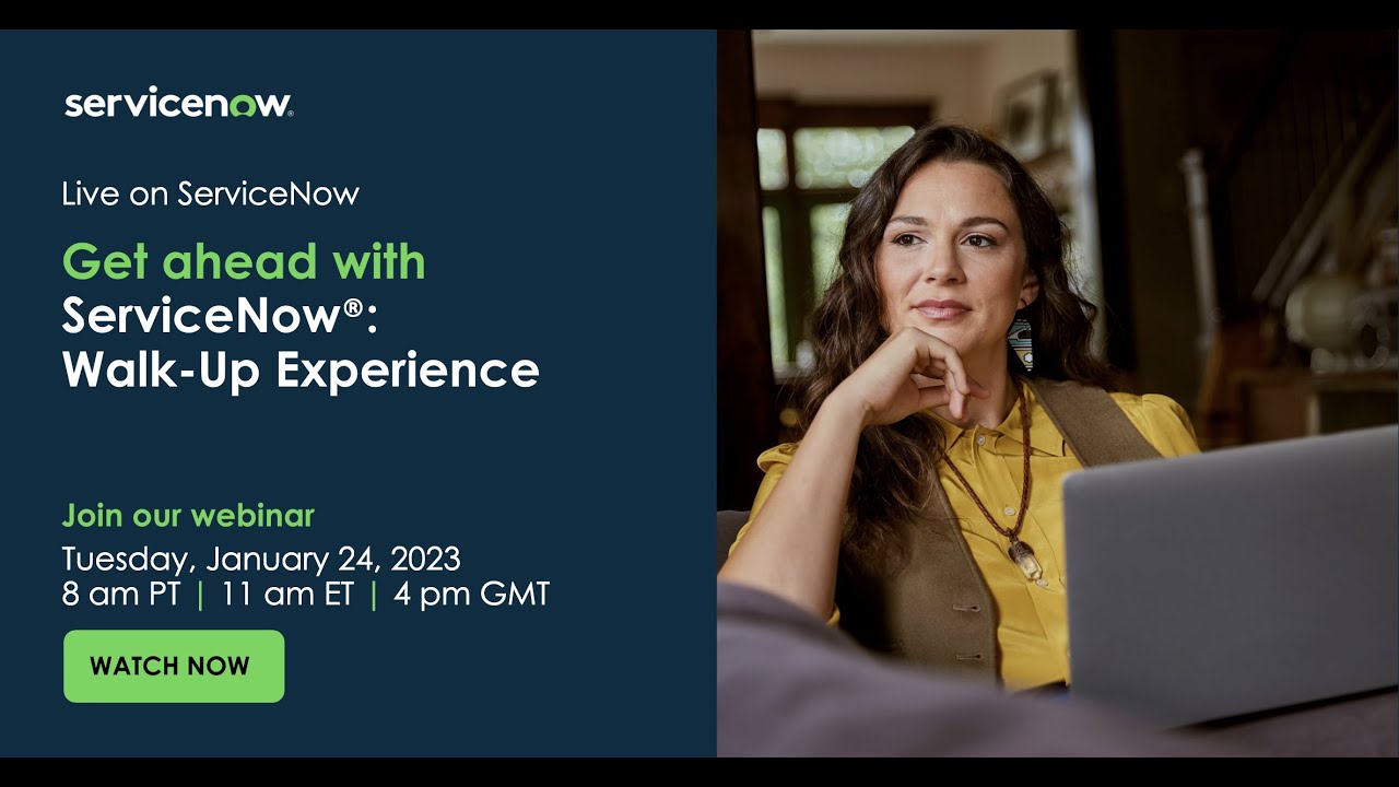 Get ahead with ServiceNow&reg;  Walk-Up Experience