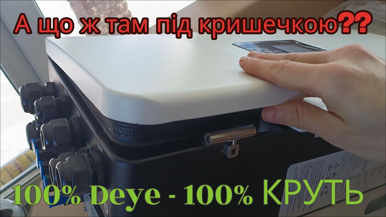 Трифазна дванашка Deye у версії SM2 - чорний екран це добре? чи це вже все?