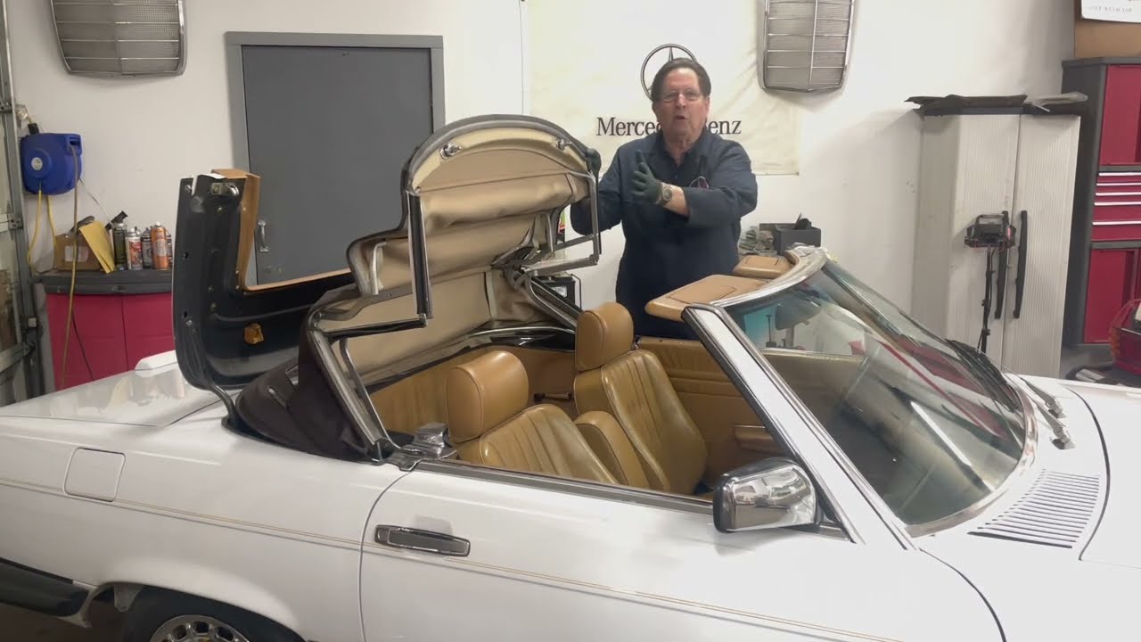This Old Benz with Kent Bergsma: How to Lubricate the Soft Top on a Mercedes SL Convertible