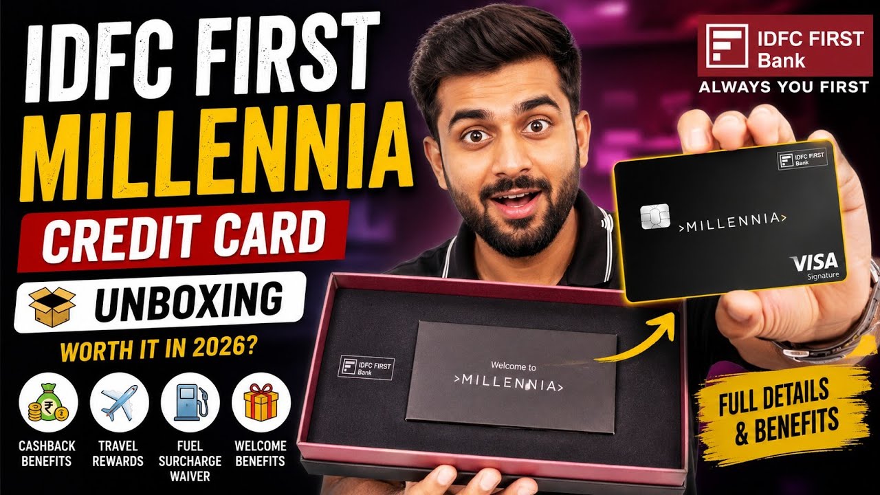 IDFC FIRST Millennia Credit Card Unboxing 💳 | Worth It in 2026?