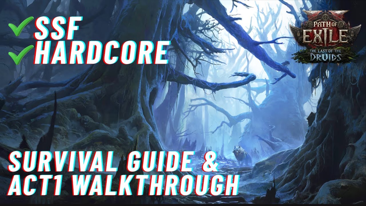 How to Survive Act1 in POE2 Hardcore (and SSF)