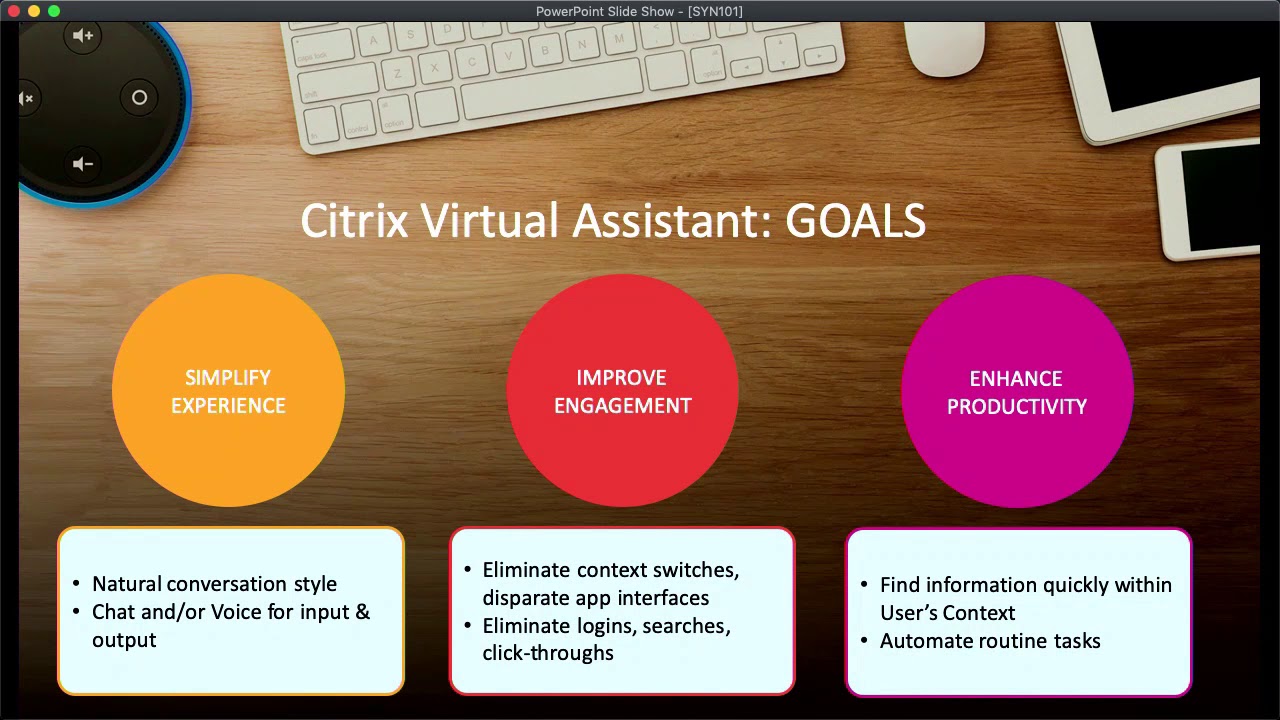 Citrix Synergy TV - SYN101 - Citrix virtual assistant and productivity analytics