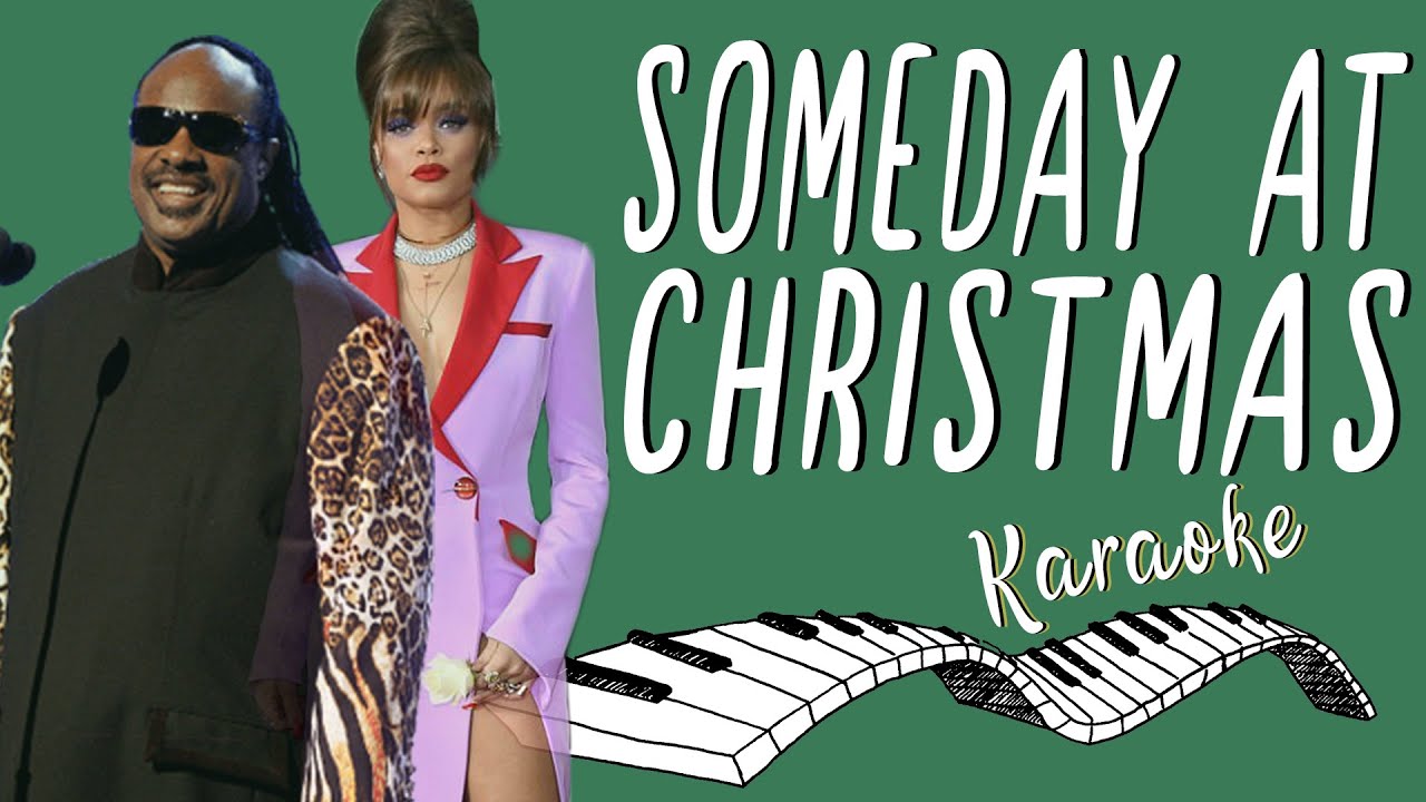 🎹 SOMEDAY AT CHRISTMAS - Andra Day, Stevie Wonder KARAOKE🎤 (Piano Instrumental)