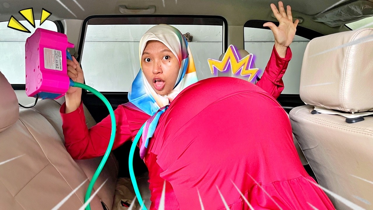 KAGET ⁉️ ASTAGA MAIN POMPA BALON JUMBO SAMPAI MELEDAK || DRAMA HAMIL PARODI✨