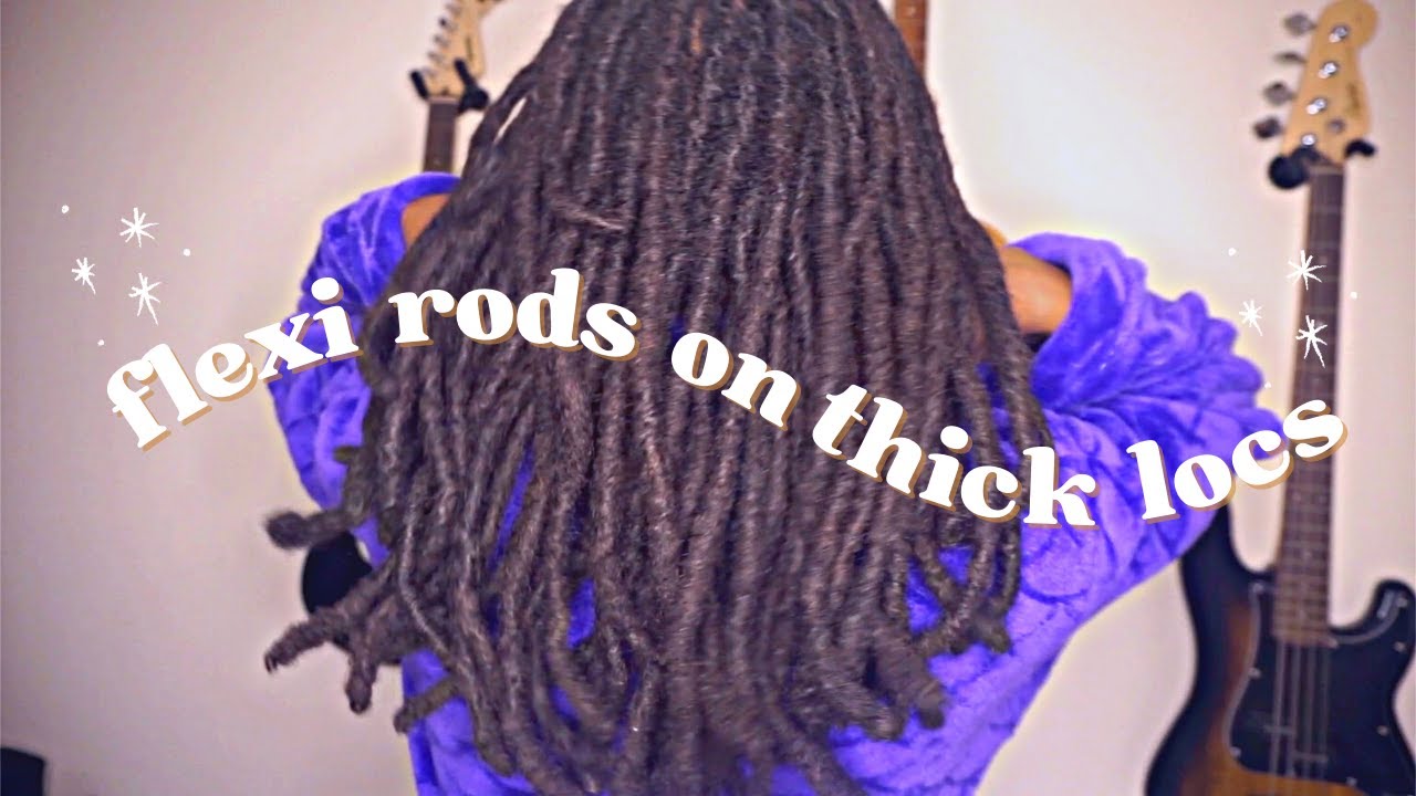 I tried Flexi Rods on my Long Thick Locs and this happened!