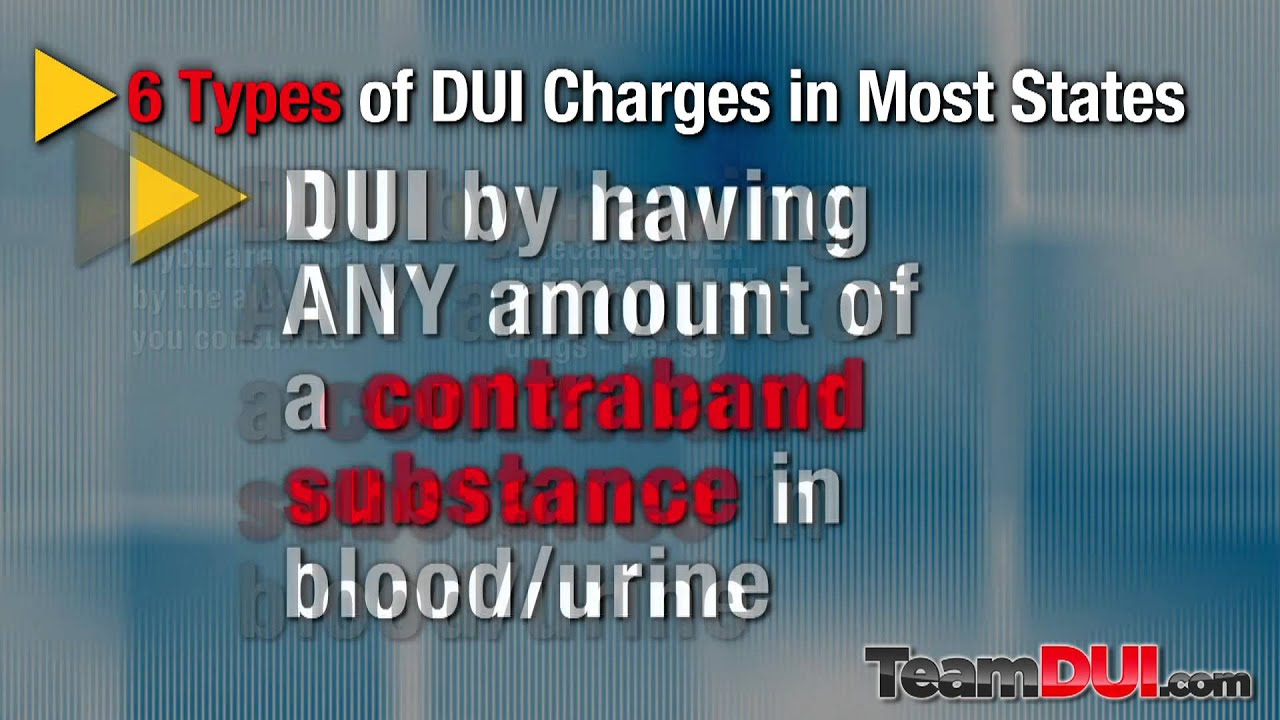 The 6 Most Common DUI Types | DUI Alcohol | DUI Drugs