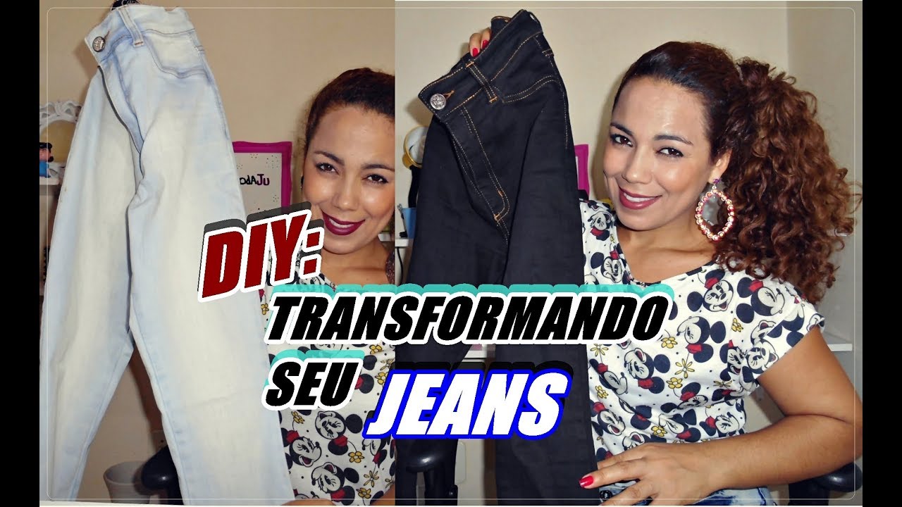 DIY:  COMO TINGIR SUA CALÇA JEANS