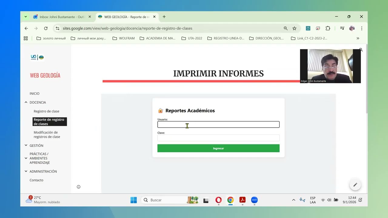 Registro Académico.