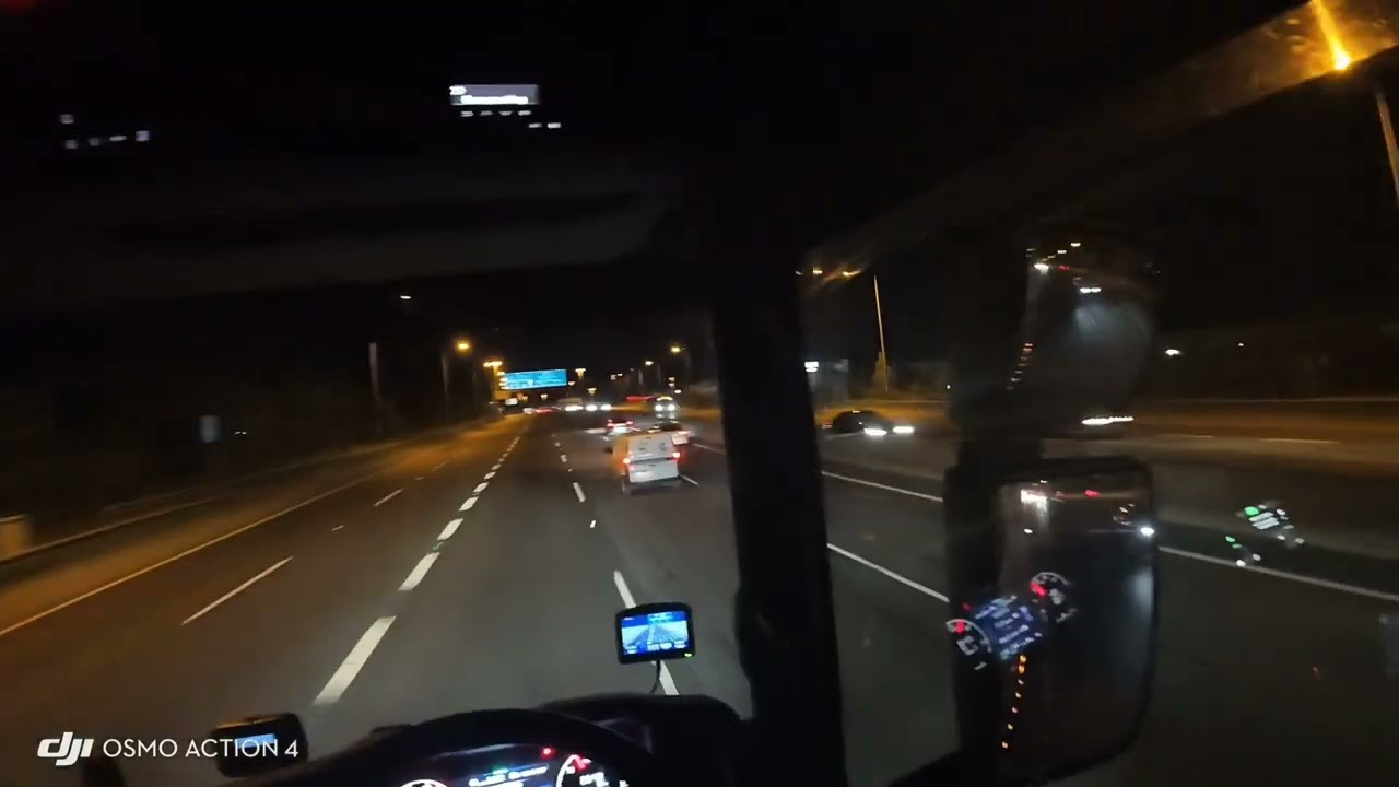 The things you see at night!!! Pov drive from the Republic of Ireland up North part 1