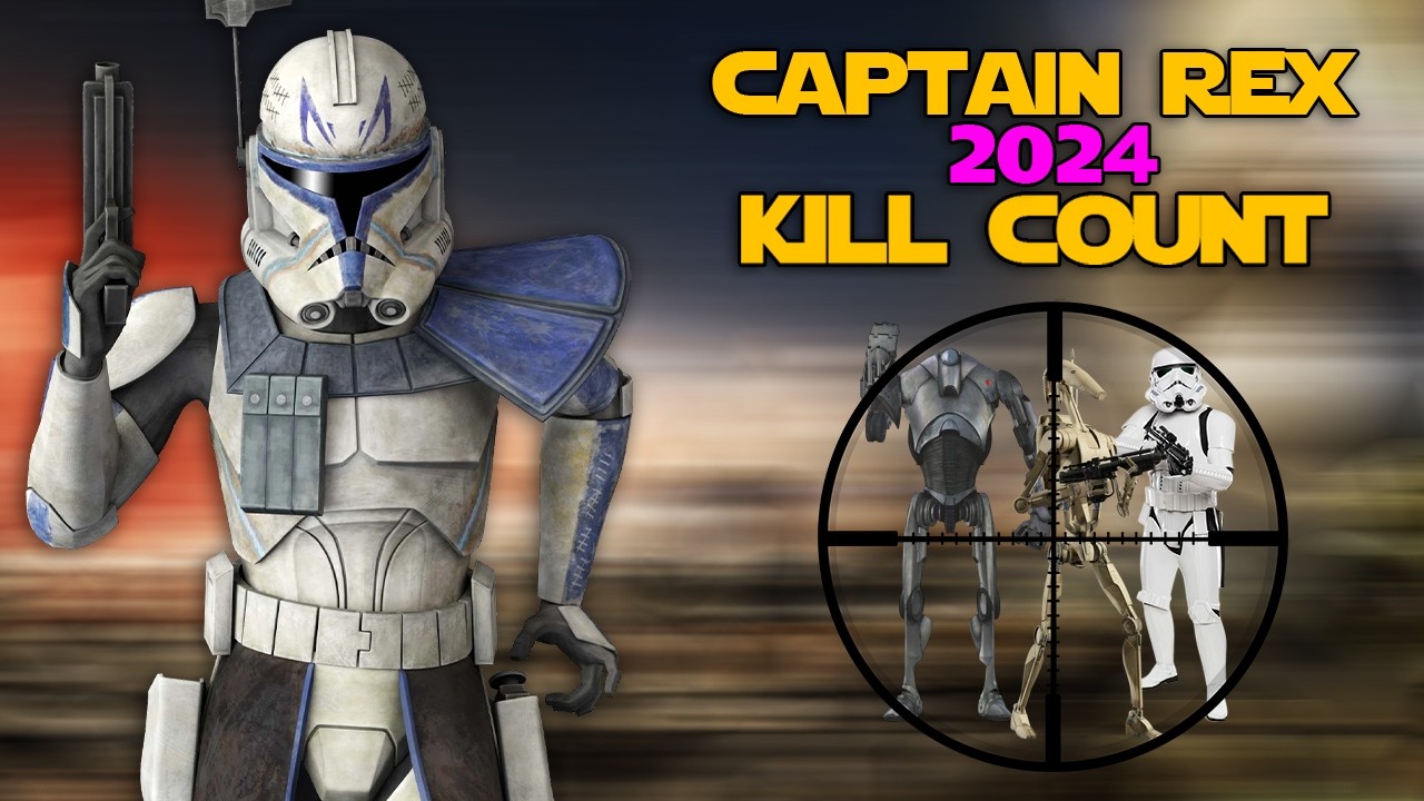 Star Wars Captain Rex Kill Count 2024