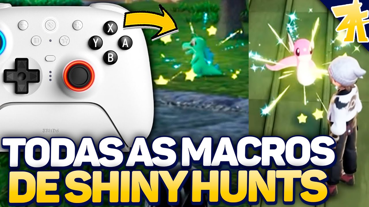 TODAS AS MACROS DE SHINY HUNT QUE VOC&Ecirc; PRECISA em Pok&eacute;mon Legends Z-A!