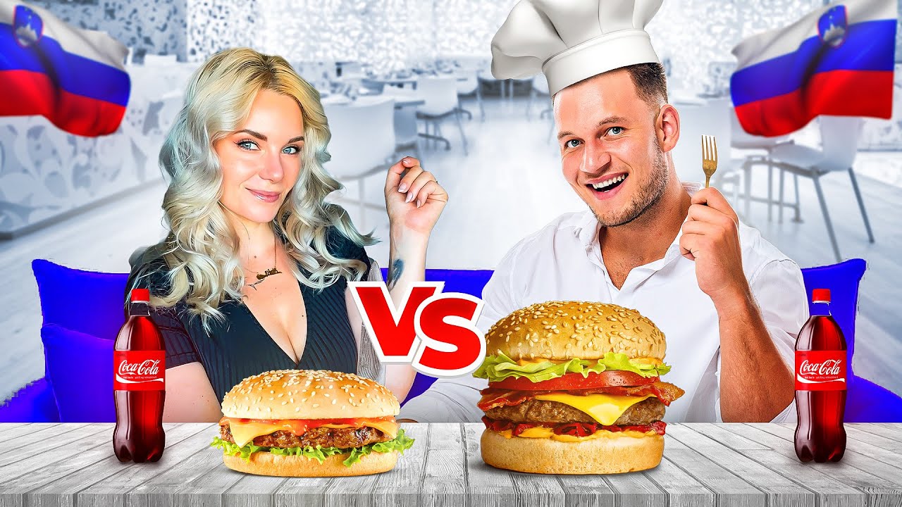 FAST FOOD VS ZDRAVA HRANA / Alenka Trogrlič - Cooking With Andrej 🔥