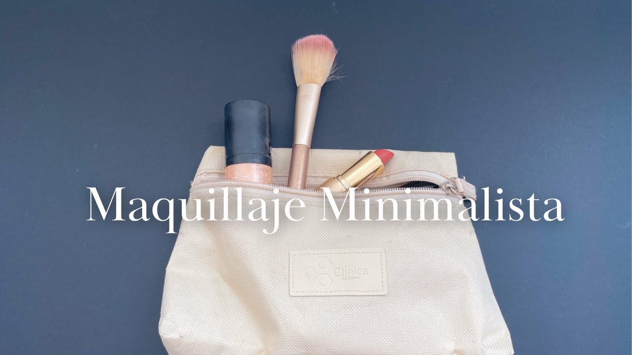 MINIMALISMO en el maquillaje🤍 |Mis productos de belleza| Maquillaje básico/casual |by lidia