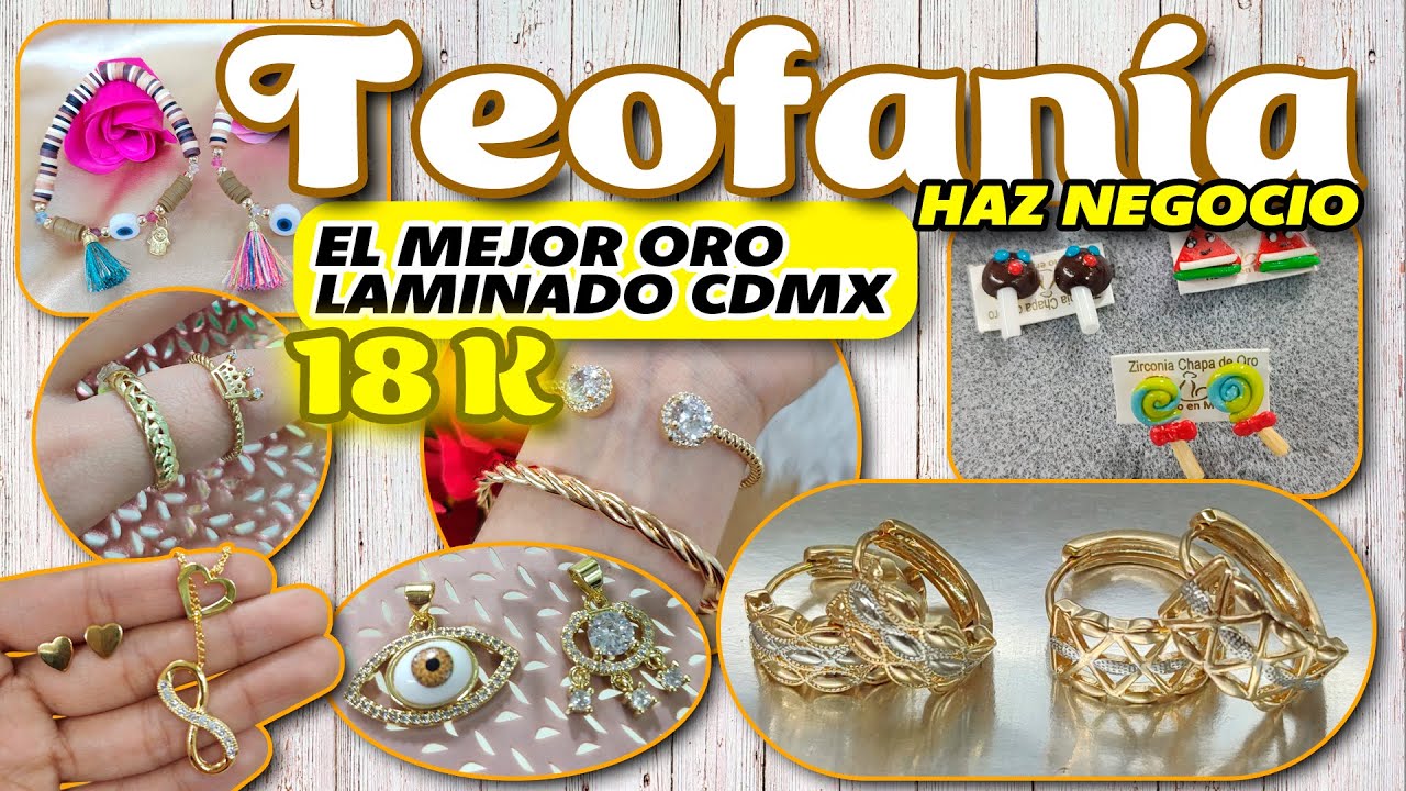 TEOFANIA DONDE COMPRAR EL MEJOR ORO LAMINADO DE LA CDMX, RODIO Y CHAPA DE ORO - CALLE MONEDA CDMX