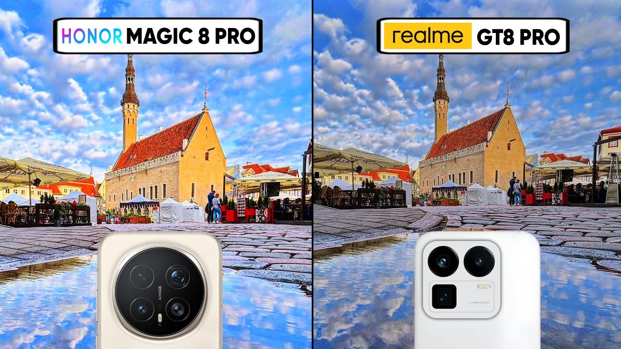 Сравнение камер Honor Magic 8 Pro и Realme GT8 Pro