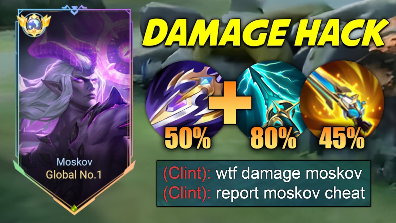 TOP 1 GLOBAL MOSKOV BEST HIGH DAMAGE HACK BUILD FOR 2026!! (MUST TRY) MOSKOV BEST BUILD 2026