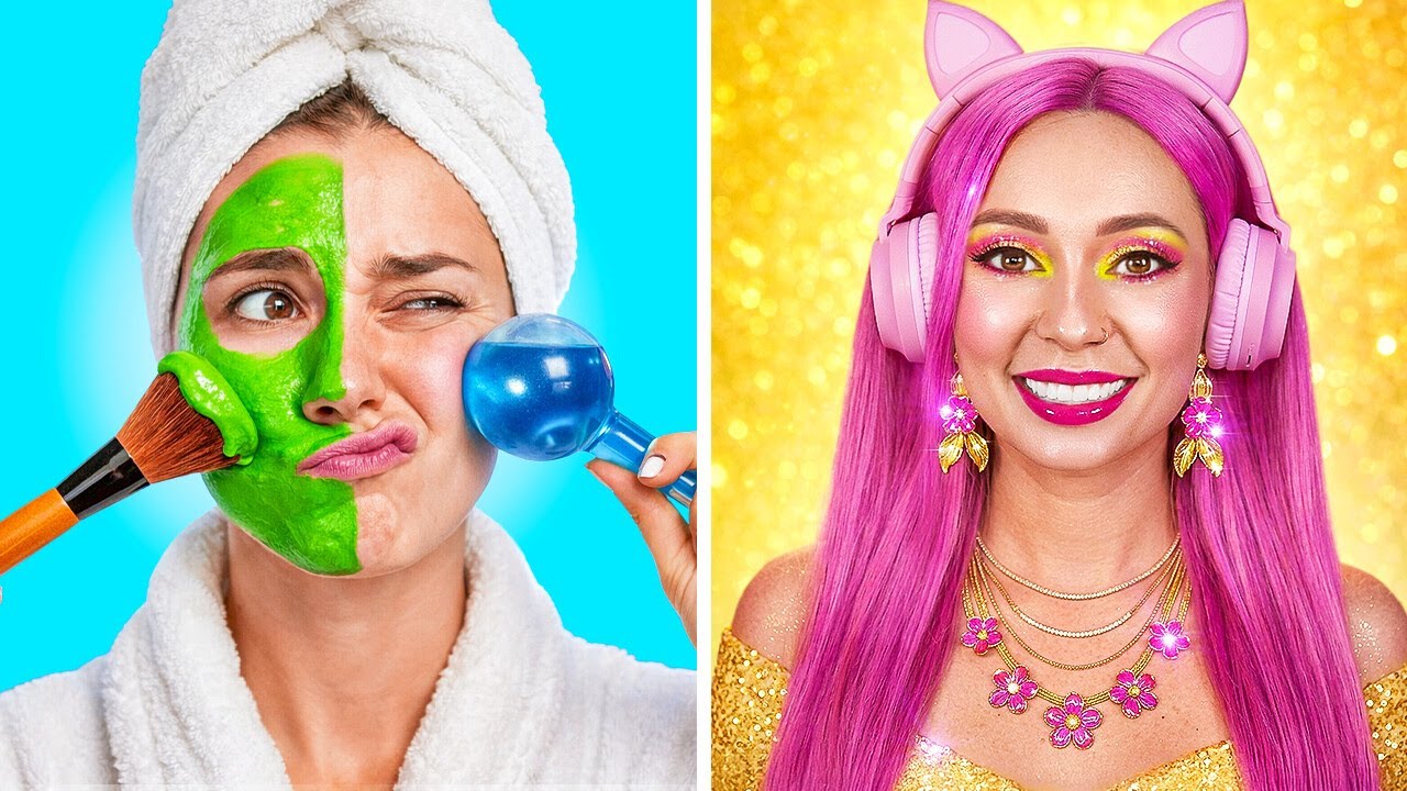 Бьюти-преображение с гаджетами 💄✨ ТЕСТИРУЕМ ВИРУСНЫЕ БЬЮТИ-ЛАЙФХАКИ!