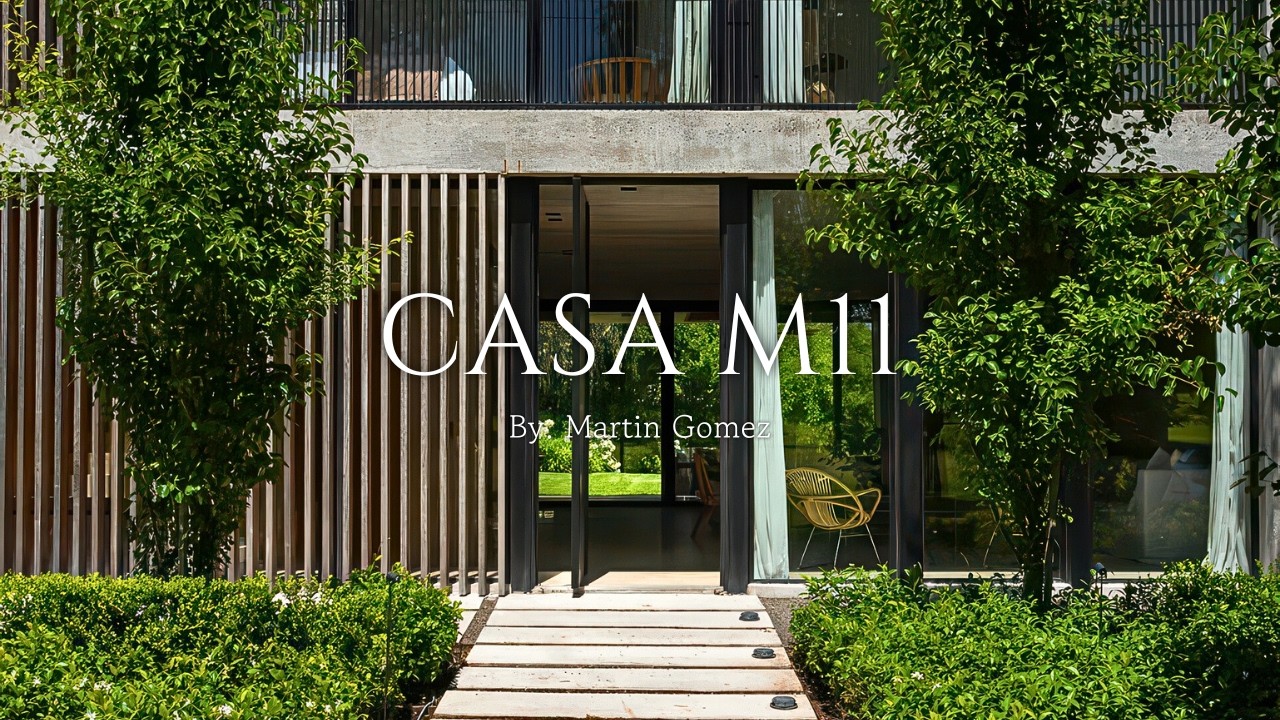 Concrete Minimalist Home with Floor to Ceiling Glass | Casa M11