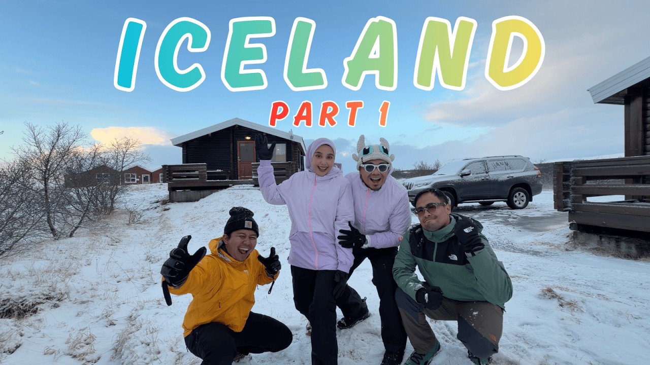 TIBA DI ICELAND! ❄️ Pagi Pertama Terus Kena Redah Salji! | Iceland Vlog Part 1