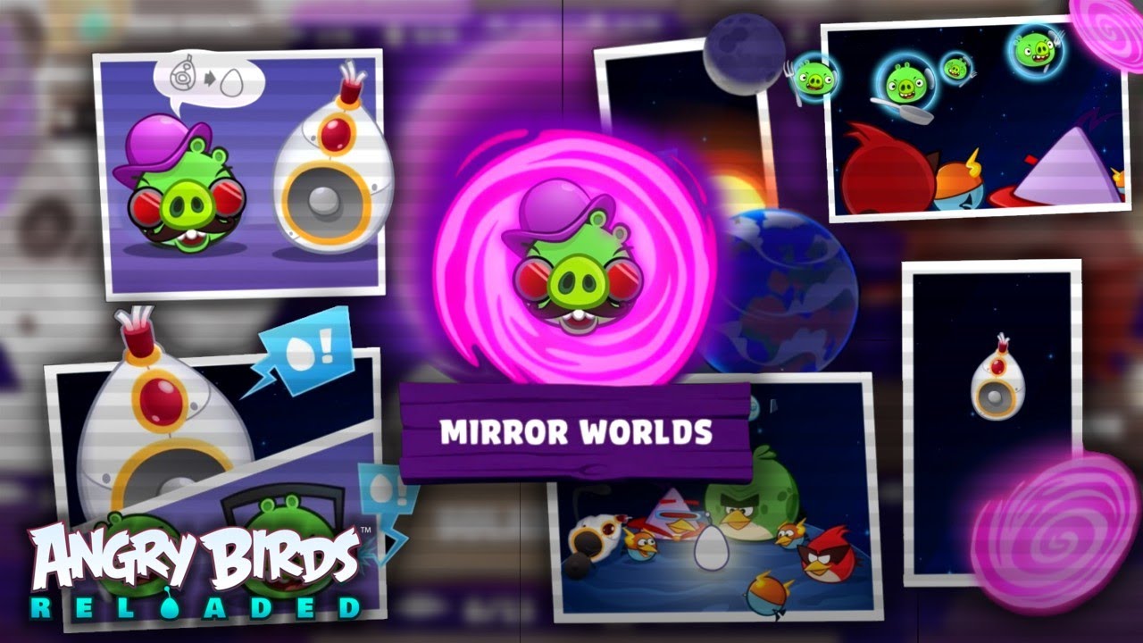 Solar System In Mirror Worlds 🤯 | Angry Birds Space Reloaded | Gameplay