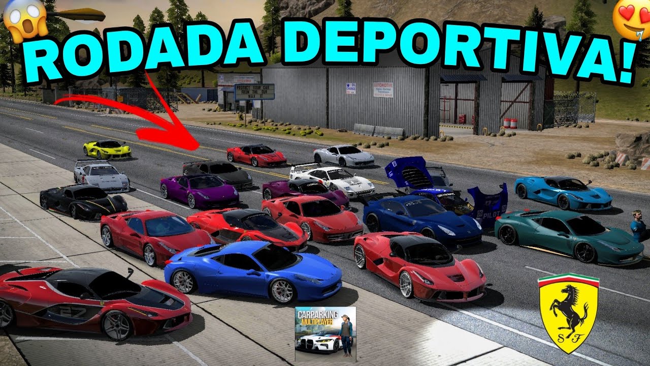 ESTA RODADA DE FERRARIS FUE MARAVILLOSA EN Car Parking Multiplayer 🔥😍