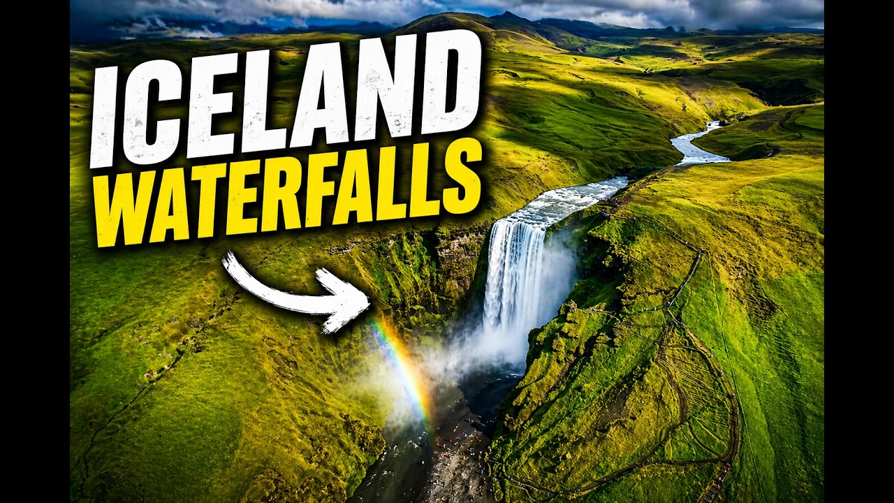 The Most Beautiful Waterfalls In Iceland in 4K