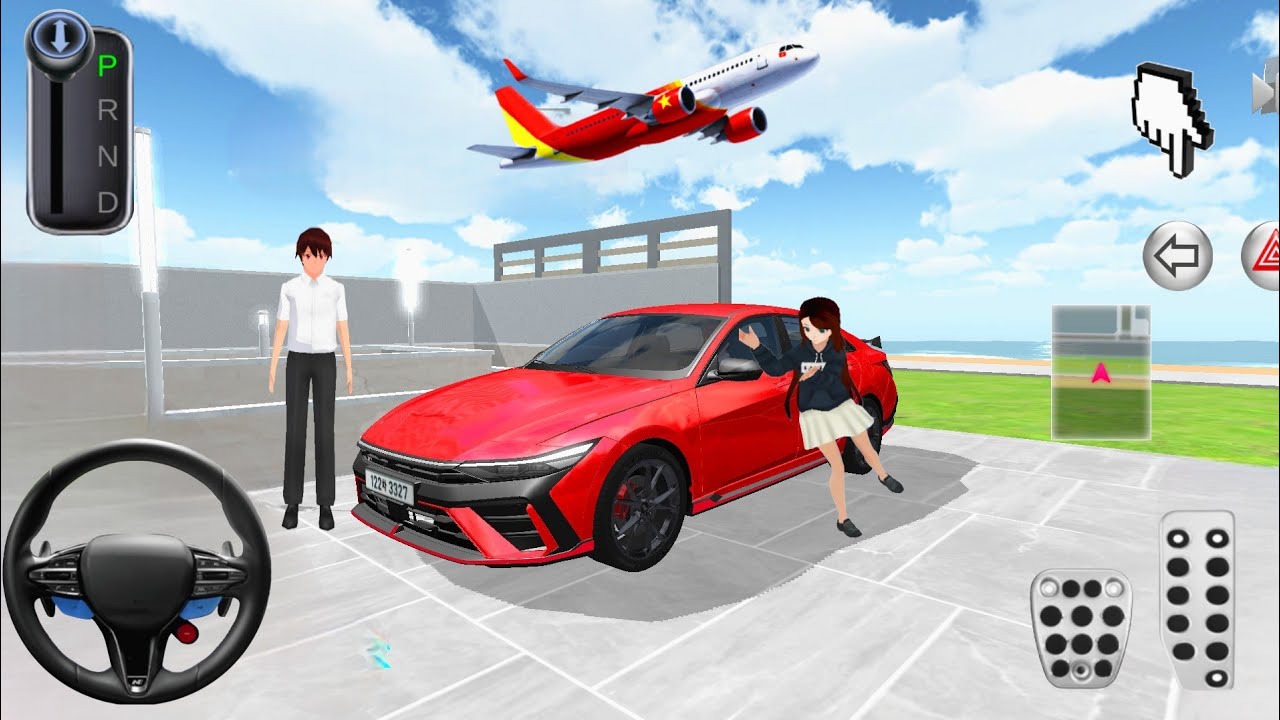 New Hyundai Elantra Car in Ocean Villa - 3D Driving Class Android Gameplay - Driving Car Games 2026