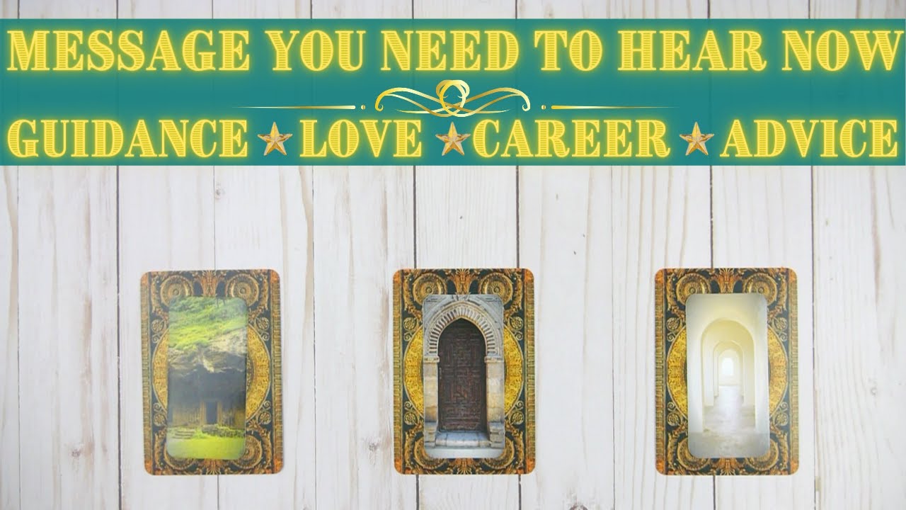 Message You Need To Hear Right Now 🔮 Pick A Card Tarot Reading 🔮Love, Career Tarot Guidance For 2021