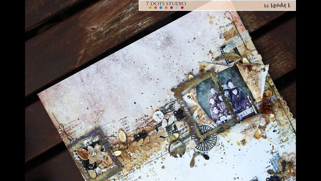 Unscripted Story : Vintage Layout | 7 Dots Studio