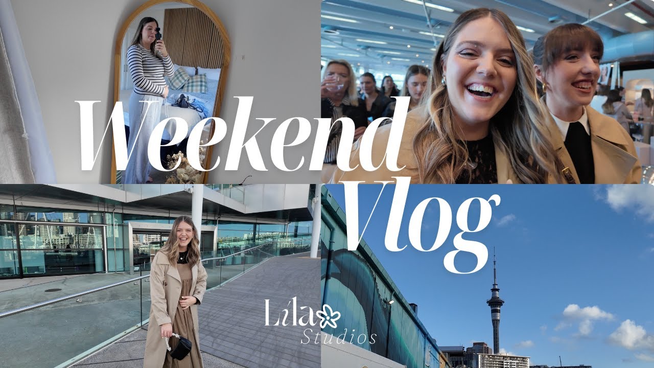 I'm pregnant!! Weekend Vlog: Catching up on the last 4 months & girly biz trip to Auckland!
