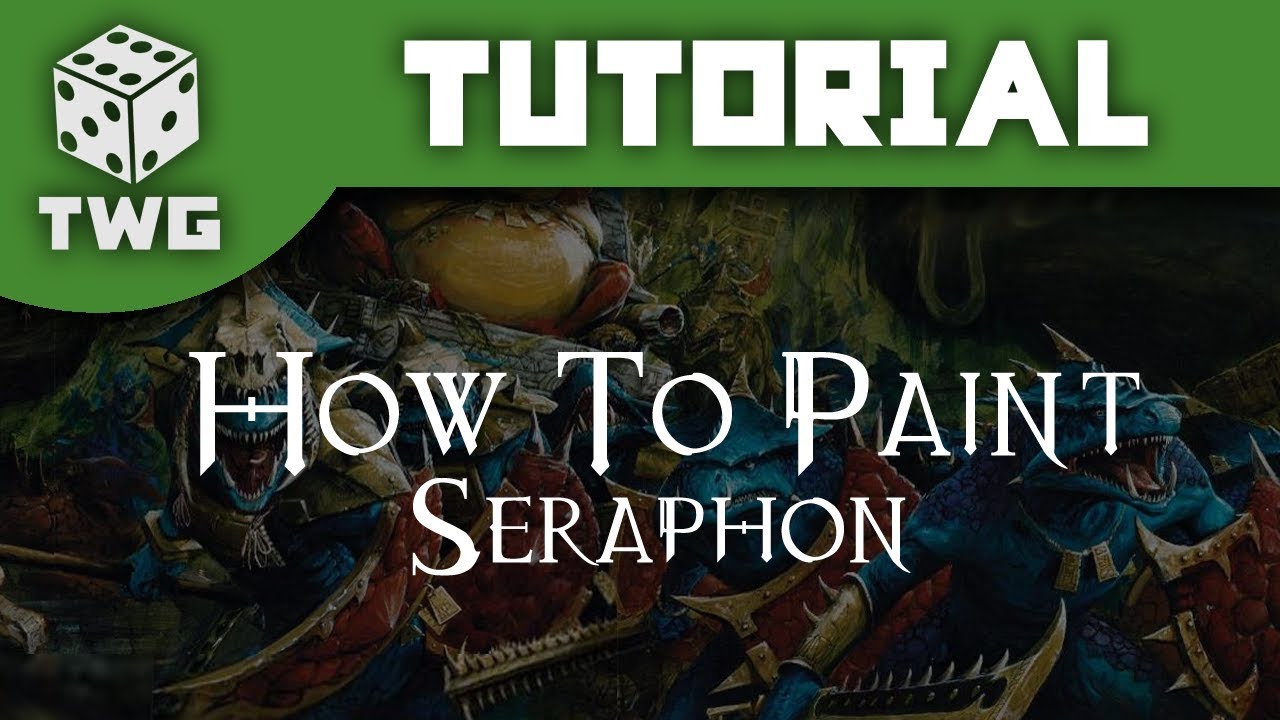 How To Paint Seraphon: Warhammer Age of Sigmar Painting Tutorial