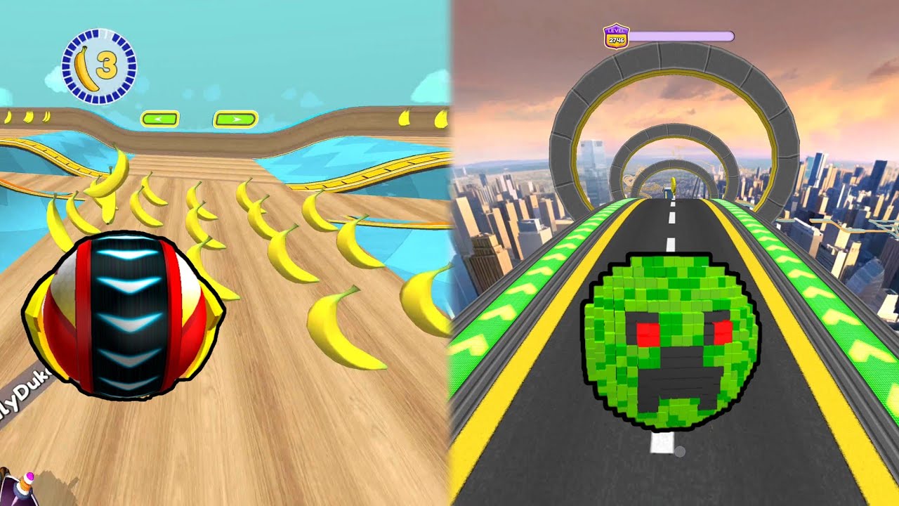 Going Balls Forward vs Reverse Gameplay Game 54