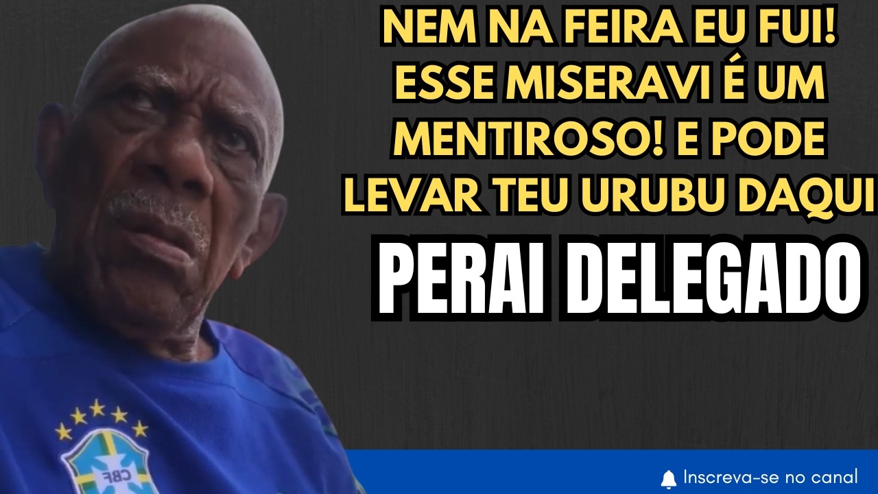 CARANGUEJO espalhou que DELEGADO não vai mais beber com RENAN