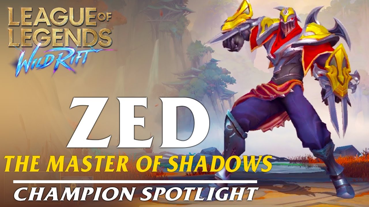 Zed: Champion Spotlight | Ability Preview - WILD RIFT