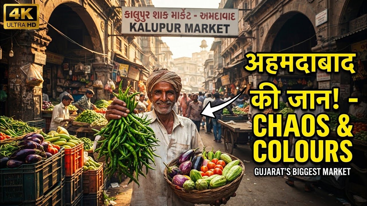 Kalupur Vegetable Market, Ahmedabad